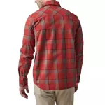 Сорочка тактична "5.11 Tactical Gunner Plaid Long Sleeve Shirt" Red Bourbon Plaid 3