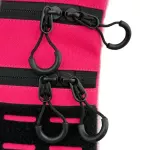 Тактическая мужская сумка через плечо HardKit RoKit Pink Black M с MOLLE и велкро 4