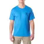 Футболка з малюнком "5.11 Patriot Tee" Royal Heather