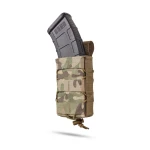 Одинарный подсумок под магазин АК, пластиковая основа. MOLLE интерфейс. Мультикам 6