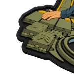 Патч (шеврон) «Tank Girl» від Brand Element. М’який ПВХ пластик 2