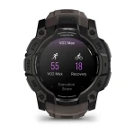 Смарт-годинник Garmin Instinct 3 Amoled, GPS, 50 mm. Чорний з коричневим силіконовим ремінцем 9 Смарт-годинник Garmin Instinct 3 Amoled, GPS, 50 mm. Чорний з коричневим силіконовим ремінцем 9