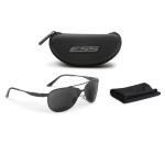Окуляри балістичні "ESS® InVINCEible Aviator Black with Smoke Gray Lenses" Black