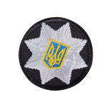 Кокарда/липучка НПУ Черная