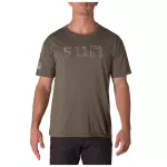 Футболка "5.11 Legacy Topo Fill Tee" Military Green Heather