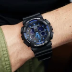 Часы Casio G-Shock GA-100. Черно-синий 2 Часы Casio G-Shock GA-100. Черно-синий 2