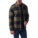 Куртка тактическая демисезонная "5.11 Tactical® Seth Shirt Jacket" Ranger Green Plaid 3