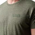 Футболка з малюнком "5.11 Tactical Triblend Legacy Short Sleeve Tee" Military Green Heather 3 Футболка з малюнком "5.11 Tactical Triblend Legacy Short Sleeve Tee" Military Green Heather 3