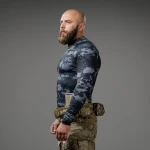 Рашгард тактический Raptor Rashguard Dark Multicam. Slim fit, полиэстер 9 Рашгард тактический Raptor Rashguard Dark Multicam. Slim fit, полиэстер 9