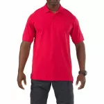 Футболка Поло тактична з коротким рукавом "5.11 Tactical Professional Polo - Short Sleeve" Range Red