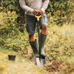 Лопата штикова Fiskars Solid, 117 см. Помаранчевий 4