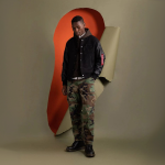 Куртка Alpha Industries Faux Leather MA-1 Varsity Bomber Jacket. Чорний 2