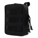 Підсумок утилітарний L. Кріплення Molle. Cordura 500D. Чорний.