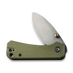 Ніж складаний Civivi Baby Banter Зелений G10 Nitro-V Сірий Stonewash 4