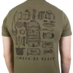 Футболка з малюнком "5.11 Tactical Load Out" Military Green 3 Футболка з малюнком "5.11 Tactical Load Out" Military Green 3