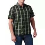 Сорочка тактична "5.11 Tactical® Nate Short Sleeve Shirt" Black Plaid 4 Сорочка тактична "5.11 Tactical® Nate Short Sleeve Shirt" Black Plaid 4