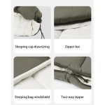 Спальний мішок Naturehike LD350 (-2°C до -13°C). Лівий. Темно-зелений 3 Спальний мішок Naturehike LD350 (-2°C до -13°C). Лівий. Темно-зелений 3