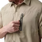 Сорочка тактична "5.11 Tactical Marksman Utility Short Sleeve Shirt" Khaki 4