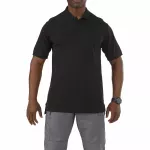 Футболка Поло тактична з коротким рукавом "5.11 Tactical Professional Polo - Short Sleeve" Black