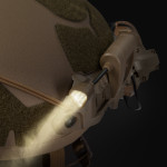 Тактичний ліхтарик LT-09-T на шолом з 4-ма світлодіодами. Койот 2