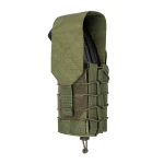 Двойной закрытый подсумок с клапаном под магазины АК/АR. Олива 6 Двойной закрытый подсумок с клапаном под магазины АК/АR. Олива 6
