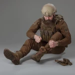 Берцы зимние тактические высокие WarFlex. Кожаные (нубуки). Повышенная крепкость. Койот 9 Берцы зимние тактические высокие WarFlex. Кожаные (нубуки). Повышенная крепкость. Койот 9