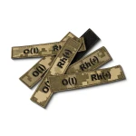 Шеврон (нашивка) група крові О (I) Rh (+), 2.5 х 12.5 см. Піксель (мм-14) 4 Шеврон (нашивка) група крові О (I) Rh (+), 2.5 х 12.5 см. Піксель (мм-14) 4