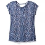 Женская футболка Smartwool Merino 150 Pattern Tee, Dark Blue Steel