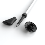 Наконечники для палиць Silva Walking Poles Rubber Paws, 2 шт, Black 2