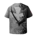 Футболка M-Tac Warrior 1618 Oversize Світло, light Grey, світло-сірий 5 Футболка M-Tac Warrior 1618 Oversize Світло, light Grey, світло-сірий 5