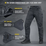 Штани M-Tac Conquistador Gen I Flex. Темно-сірий 4 Штани M-Tac Conquistador Gen I Flex. Темно-сірий 4