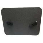 Килимок для сидіння із фіксаторами фастекс, 30 х 35 х 2,0 см, 2-шаровий, сірий 3