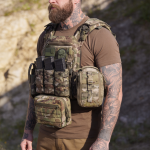 Комплект спорядження Vanguard Strike Kit (на базі плитоноски PRO). 25х30 см. Мультикам 2