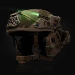 Тактичний ліхтарик LT-09-T на шолом з 4-ма світлодіодами. Койот 9