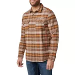 Сорочка тактична "5.11 Tactical® Lester Flannel Plaid Long Sleeve Shirt" Dark Earth Plaid 3 Сорочка тактична "5.11 Tactical® Lester Flannel Plaid Long Sleeve Shirt" Dark Earth Plaid 3