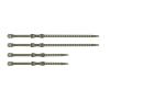 Набір стяжок Sea to Summit Stretch-Loc Mini Strap Set 4 Piece, Burnt Olive