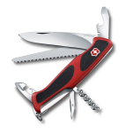 Ніж Victorinox Delemont RangerGrip 55, Червоно - чорний