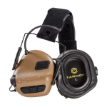 Активні навушники Earmor M31H Plus, кріплення на шолом. Койот 2 Активні навушники Earmor M31H Plus, кріплення на шолом. Койот 2