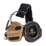 Активні навушники Earmor M31H Plus, кріплення на шолом. Койот 2