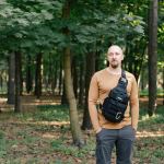 Сумка через плече Tribe Sling Pack 6,5 л, Чорна 18 Сумка через плече Tribe Sling Pack 6,5 л, Чорна 18