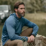 Термореглан 5.11 Tactical "Stratos Long Sleeve Hoodie" Major Brown 8