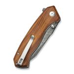 Ніж складаний Civivi Placoid Damascus / Guibourtia Wood, коричневий 5