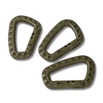 Комплект карабінів Tramp пластикових універсальних, 3 шт. Колір Олива Комплект карабінів Tramp пластикових універсальних, 3 шт. Колір Олива