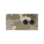 Погон ЗСУ лейтенант (чорна нитка, на липучці). Піксель (мм-14)