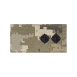 Погон ЗСУ лейтенант (чорна нитка, на липучці). Піксель (мм-14)