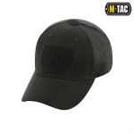 Бейсболка M-Tac з липучкою і сіткою Чорний 4