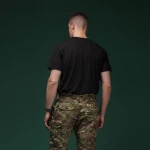 Футболка Basic Military T-shirt без логотипу. Cotton and Elastane, чорний 3 Футболка Basic Military T-shirt без логотипу. Cotton and Elastane, чорний 3