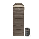 Спальний мішок Naturehike U250 (6°C до -10°C). Правий. Коричневий Спальний мішок Naturehike U250 (6°C до -10°C). Правий. Коричневий