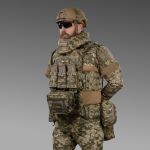 Ochrona barkowa z balistycznymi wkładkami klasy 1. STANAG 2920. Piksel (mm-14) 8