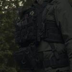 Подсумок одинарный пластиковый для магазина АК/AR. Черный 6 Подсумок одинарный пластиковый для магазина АК/AR. Черный 6